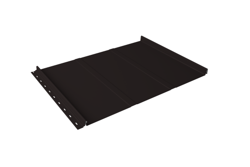 Кликфальц Line Grand Line 0.45 Drap с пленкой на замках RAL 9005 черный