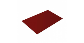 Плоский лист 0,4 PE с пленкой RAL 3011 коричнево-красный