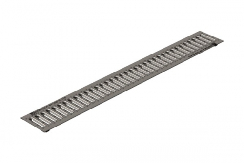 Решетка водоприемная Gidrolica Standart РВ -10.13,6.100 - штампованная стальная оцинкованная, кл. А15(508)