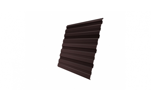 Профнастил С10R GL 0,5 GreenCoat Pural BT, Matt RR 887 шоколадно-коричневый (RAL 8017 шоколад)