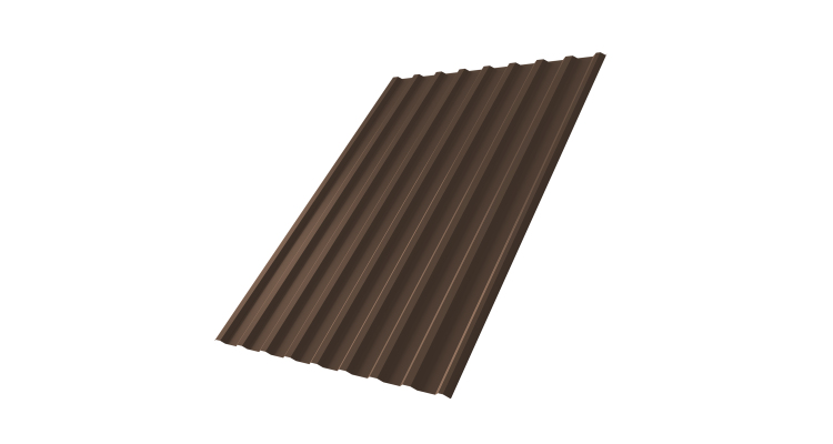 Профнастил С20R Grand Line 0,5 PurLite Мatt RAL 8017 шоколад