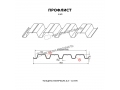 Профнастил Н-60 x 845 A NormanMP ПЭ 01 9006 0,5 мм