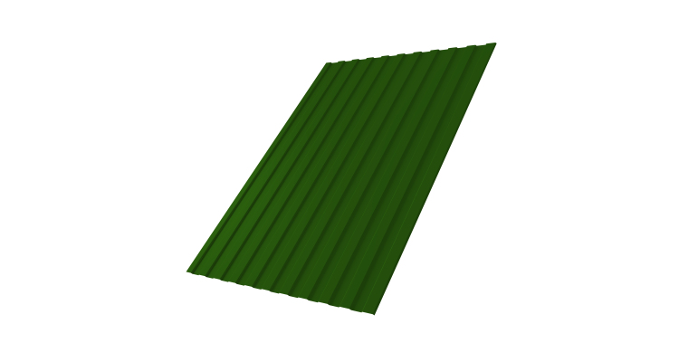 Профнастил С8А 0,45 PE RAL 6002 лиственно-зеленый