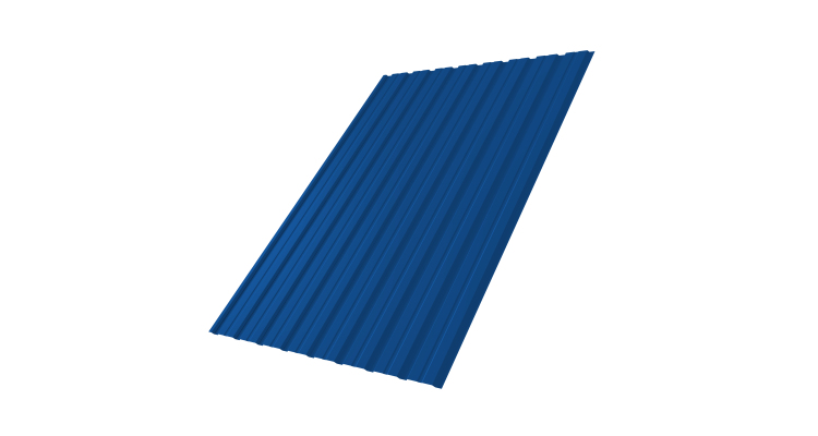 Профнастил С10В 0.45 PE RAL 5005 сигнальный синий