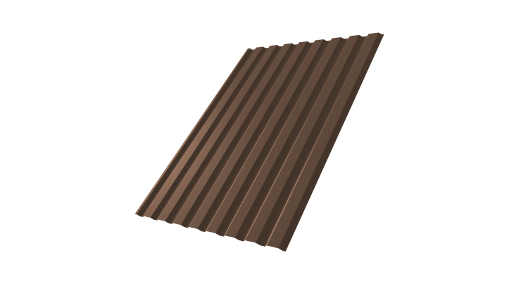 Профнастил С20А 0.5 Satin RAL 8017 шоколад
