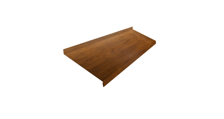 Отлив простой 200 0,45 Print Premium Golden Wood Fresh TwinColor (3м)