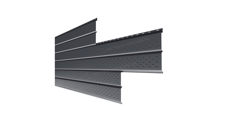 Софит Металл Профиль перфор. Lбрус-XL-14х335 (PureTech_Mat-20-7024-0.5)