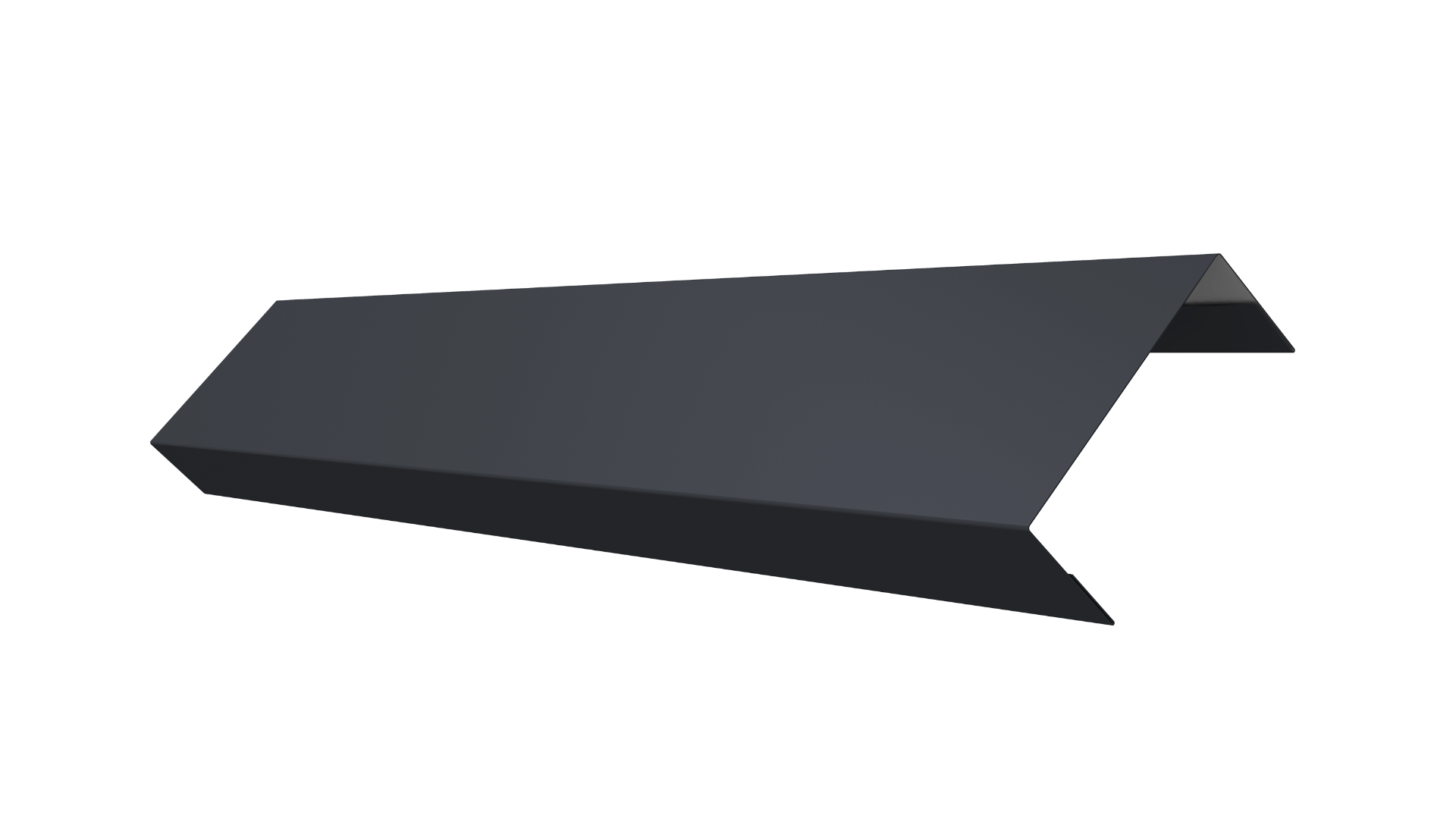 Ламель лицевая 50 забора жалюзи Texas 0.45 PE с пленкой RAL 7024 мокрый асфальт