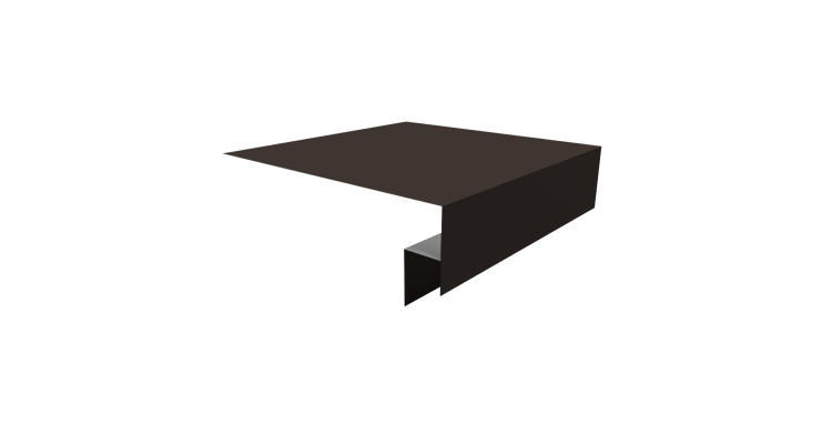 Планка околооконная сложная Экобрус Grand Line 200х50х25 0,45 Drap TR RR 32 темно-коричневый (2м)