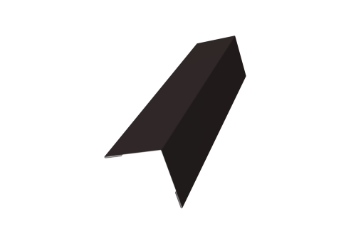 Угол внешний 50х50 0,45 Drap TX RAL 9005 черный (3м)