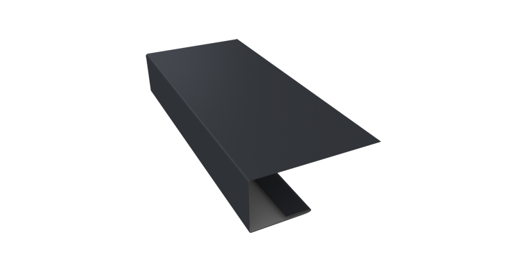 J-Профиль 18мм 0,5 Drap TX RAL 7024 мокрый асфальт (3м)