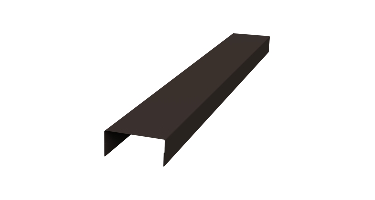 Крышка 30х20 жалюзи Texas 0,5 PurPro Matt 275 RR 32 темно-коричневый (2,5м)