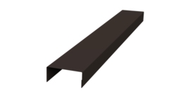 Крышка 45х20 жалюзи Texas 0,45 Drap TX RR 32 темно-коричневый (2м)