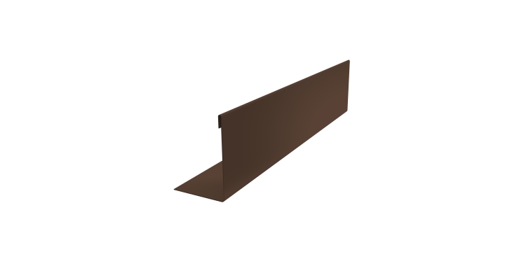 Нащельник 150 Texas 25х35 0,5 Velur X RAL 8017 шоколад (L1,8)