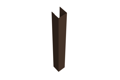 Стойка жалюзи Texas 0,45 Drap TX-double RAL 8017 шоколад (1,8м)