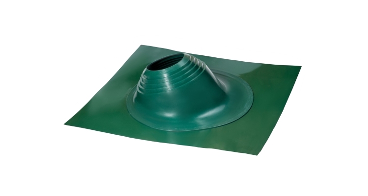 Проходной элемент MF угловой №2 (180-280мм) +185 EPDM (металлический окрашенный фланец) зеленый