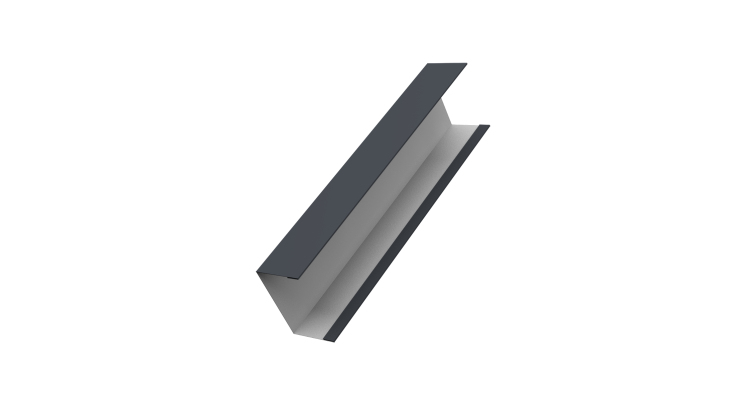 Крышка жалюзи Milan,Tokyo 0,45 Drap RAL 7024 мокрый асфальт (3м)